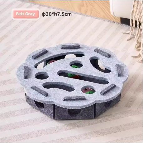 Gioco Interattivo Puzzle in Feltro per Gatti