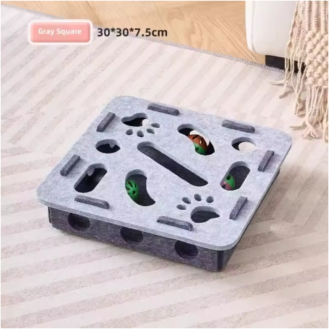 Gioco Interattivo Puzzle in Feltro per Gatti